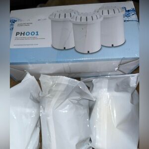 Invigorated Water PH001 Alkaline Water Filter 3 Pack Sealed